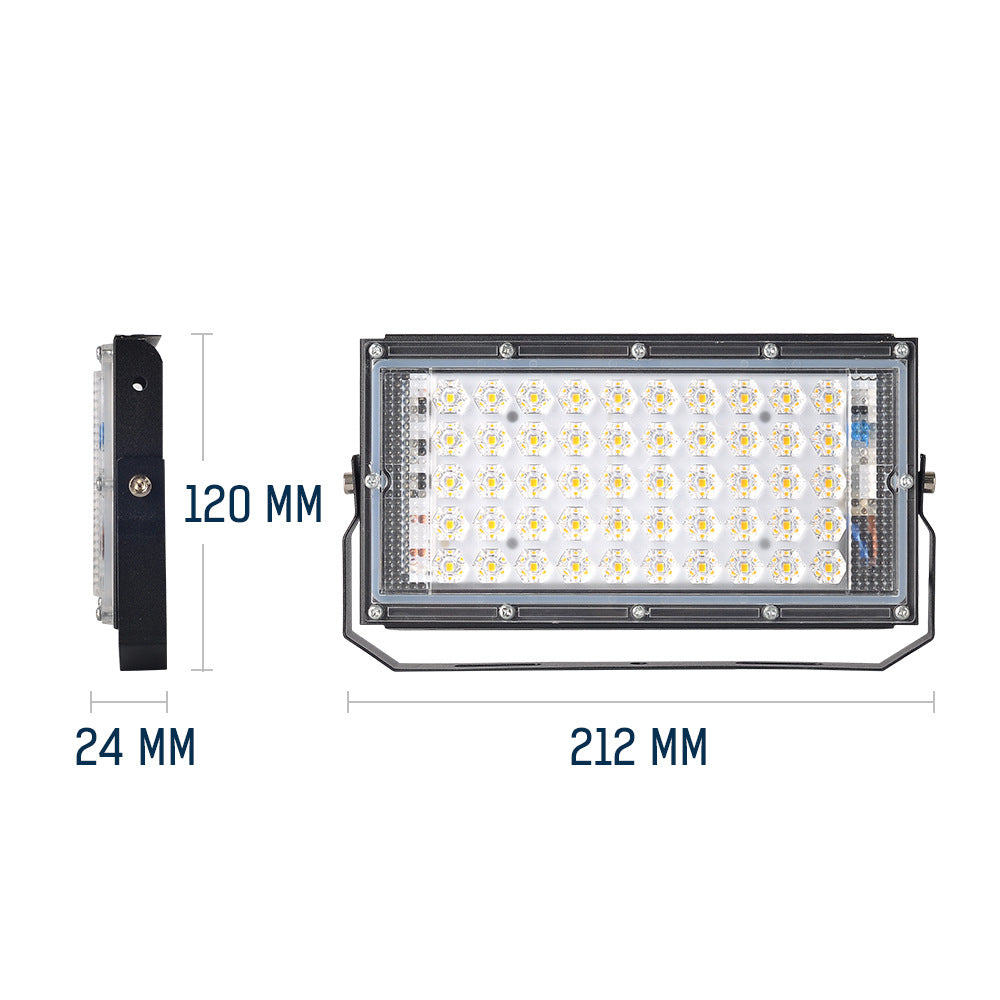 LED12V-Niederspannungsleuchte für den Außenbereich, wasserdicht, 50 W, Clip-Flutlicht