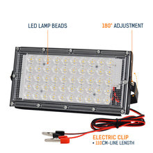 Laden Sie das Bild in den Galerie-Viewer, LED12V-Niederspannungsleuchte für den Außenbereich, wasserdicht, 50 W, Clip-Flutlicht