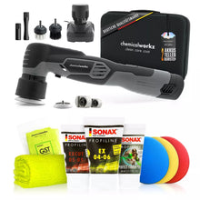 Load image into Gallery viewer, chemicalworkz Evo Mini Akku Hybrid-Exzenter Poliermaschinen Set mit Sonax Polituren BASIC