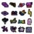 Load image into Gallery viewer, 100PCS Cartoon Neon  Rainbow Stickers Aesthetic - KTStechnixx