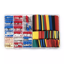 Load image into Gallery viewer, 678 Stücke Kabelschuhe Set, Quetschverbinder Sortiment Kit Stoßverbinder, 350tlg Steckverbinder + 328tlg Schrumpfschläuche, Ringkabelschuhe, Rundstecker, Stoßverbinder

￼

￼

￼ - KT