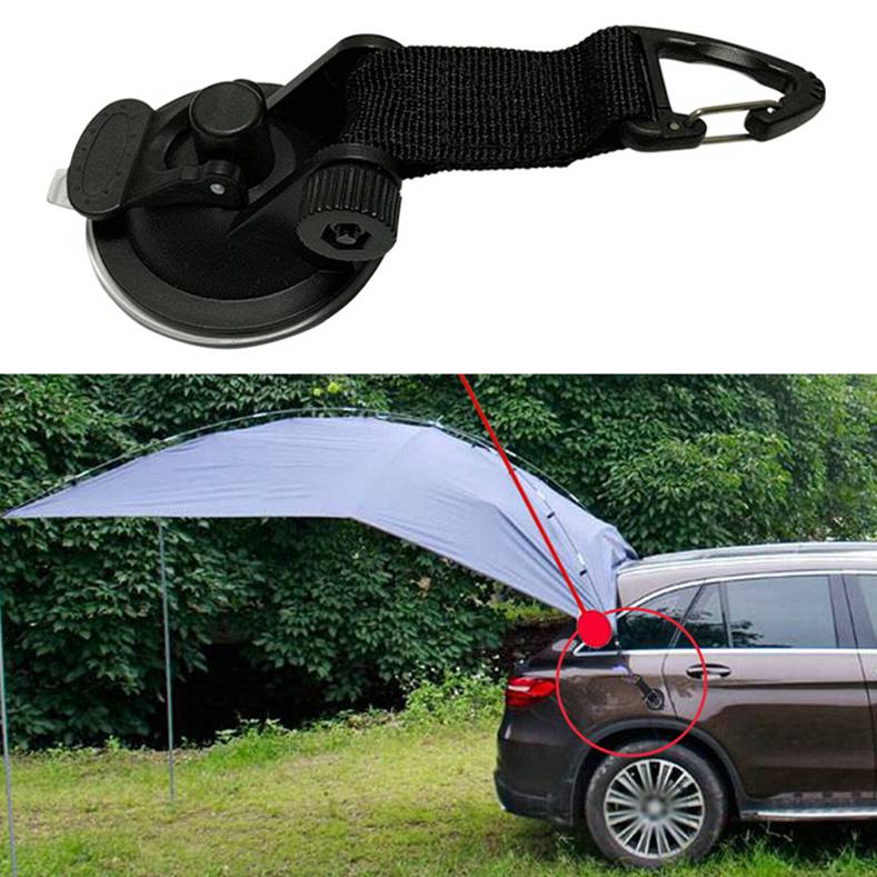 4Pcs Wild Auto Zelt Saugnapf Universal Haken Auto Seite Markise Fester Haken Saugnapf - KTStechnixx