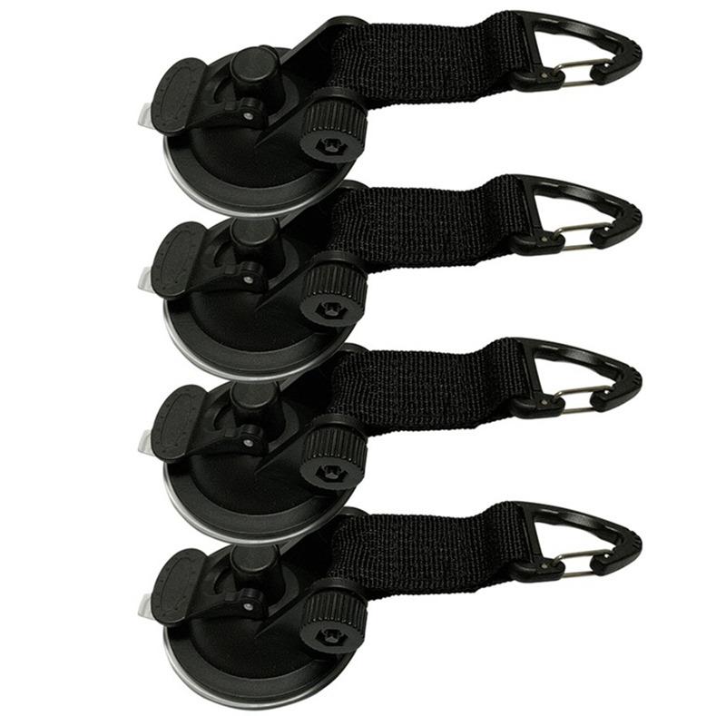 4Pcs Wild Auto Zelt Saugnapf Universal Haken Auto Seite Markise Fester Haken Saugnapf - KTStechnixx
