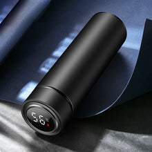 Laden Sie das Bild in den Galerie-Viewer, Smarte Cup Wasserflasche Led Digital mit Temperaturanzeige Edelstahl Thermobecher Intelligenter Cup 500ML - KTStechnixx