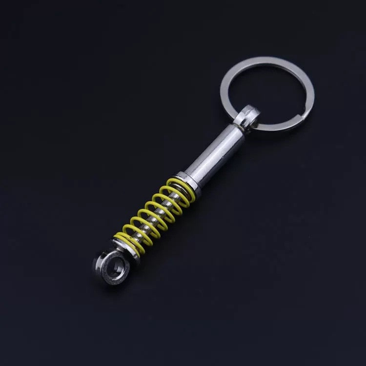 Creative gift car metal keychain turbo gear hub pendant brake disc shock absorber Pendant - KTStechnixx