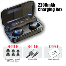 Laden Sie das Bild in den Galerie-Viewer, TWS F9 Bluetooth Kopfhörer V5.0 Stereo Wireless Headset Sport Wasserdichte Kopfhörer Mini Touch Control Headset - KTStechnixx