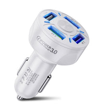 Laden Sie das Bild in den Galerie-Viewer, USLION 4 Ports USB Car Charge 48W Quick 7A Mini Fast Charging For iPhone 11 Xiaomi Huawei Mobile Phone Charger Adapter in Car - KTStechnixx
