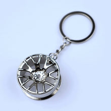 Laden Sie das Bild in den Galerie-Viewer, Creative gift car metal keychain turbo gear hub pendant brake disc shock absorber Pendant - KTStechnixx