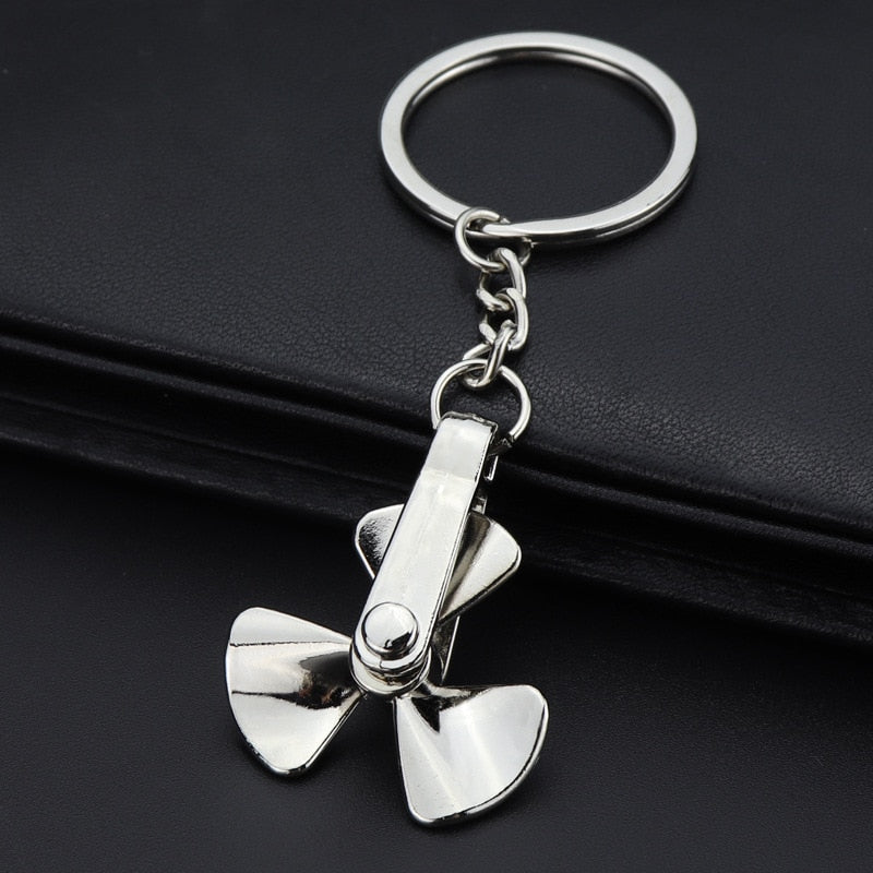 Creative gift car metal keychain turbo gear hub pendant brake disc shock absorber Pendant - KTStechnixx