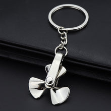 Laden Sie das Bild in den Galerie-Viewer, Creative gift car metal keychain turbo gear hub pendant brake disc shock absorber Pendant - KTStechnixx