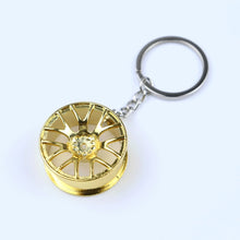 Laden Sie das Bild in den Galerie-Viewer, Creative gift car metal keychain turbo gear hub pendant brake disc shock absorber Pendant - KTStechnixx