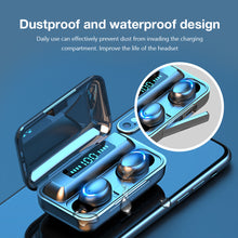 Laden Sie das Bild in den Galerie-Viewer, TWS F9 Bluetooth Kopfhörer V5.0 Stereo Wireless Headset Sport Wasserdichte Kopfhörer Mini Touch Control Headset - KTStechnixx