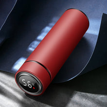 Laden Sie das Bild in den Galerie-Viewer, Smarte Cup Wasserflasche Led Digital mit Temperaturanzeige Edelstahl Thermobecher Intelligenter Cup 500ML - KTStechnixx