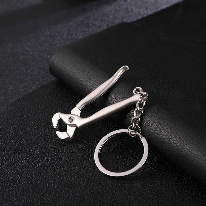 Creative gift car metal keychain turbo gear hub pendant brake disc shock absorber Pendant - KTStechnixx