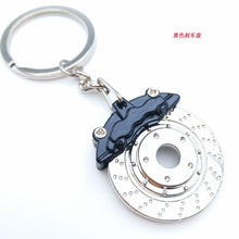 Laden Sie das Bild in den Galerie-Viewer, Creative gift car metal keychain turbo gear hub pendant brake disc shock absorber Pendant - KTStechnixx