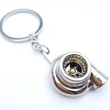 Laden Sie das Bild in den Galerie-Viewer, Creative gift car metal keychain turbo gear hub pendant brake disc shock absorber Pendant - KTStechnixx
