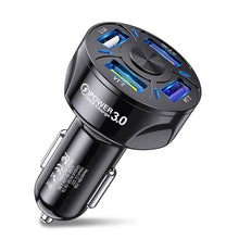 Laden Sie das Bild in den Galerie-Viewer, USLION 4 Ports USB Car Charge 48W Quick 7A Mini Fast Charging For iPhone 11 Xiaomi Huawei Mobile Phone Charger Adapter in Car - KTStechnixx