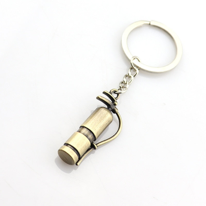 Creative gift car metal keychain turbo gear hub pendant brake disc shock absorber Pendant - KTStechnixx