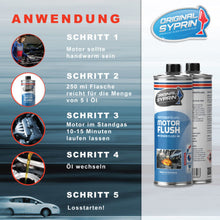 Laden Sie das Bild in den Galerie-Viewer, SYPRIN MOTOR FLUSH MOTORSPÜLUNG ALLE MOTOREN D/B - KTStechnixx