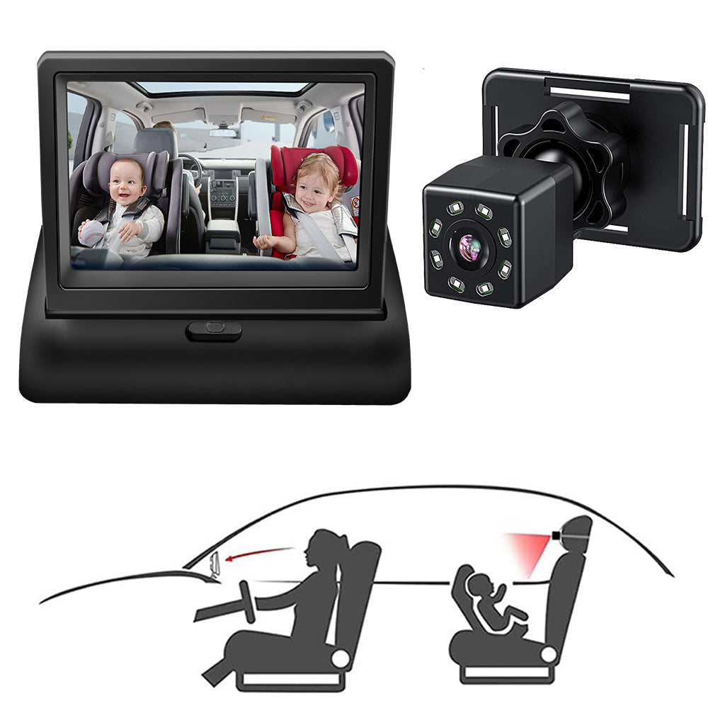 Car Baby Monitor HD Nachtsichtkamera für Babyautospiegel - KTStechnixx
