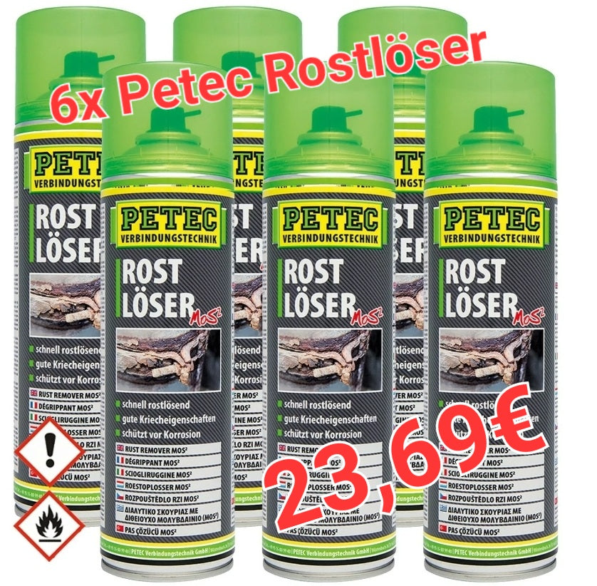 6x Petec Rostlöser 70050 - KTStechnixx