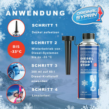 Load image into Gallery viewer, SYPRIN DIESEL FROST STOP – DIESEL FROSTSCHUTZ BIS -33°C - KTStechnixx