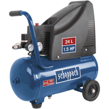 Load image into Gallery viewer, Kompressor HC25o scheppach mit 13-teiligem Zubehörset und Schlauch - 220-240V 50Hz 1100W - 24L - KTStechnixx